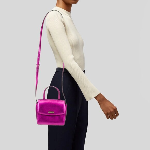 Kate Spade Laurel Way Mini Alisanne Crossbody & Tote Handbag - Picture 11 of 12